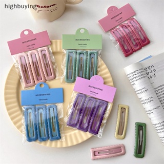 [highbuying] กิ๊บติดผม กิ๊บติดผม BB สีแคนดี้ น่ารัก เรียบง่าย สีสันสดใส เครื่องประดับแฟชั่น สําหรับเด็กผู้หญิง 3 ชิ้น/ชุด