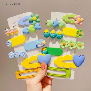 [highbuying] กิ๊บติดผมหน้าม้า สีแคนดี้ หวานแหวว เครื่องประดับผมแฟชั่น สําหรับเด็กผู้หญิง 8 ชิ้น