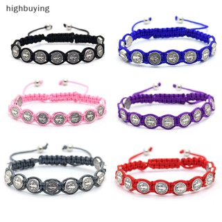 [highbuying] 6 สี มือถัก จีน ปม เหรียญ ลูกปัด ปรับได้ สร้อยข้อมือ ศาสนา อธิษฐาน เครื่องประดับ ของขวัญใหม่ พร้อมส่ง