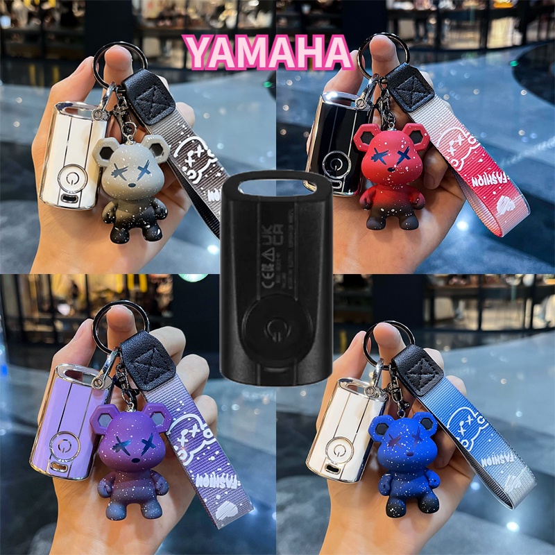ฝาครอบกุญแจรถระยะไกลสําหรับ Yamaha XMAX2023 ใหม ่ VIP Key Shell TPU Key Cover ผู ้ ถือพวงกุญแจ