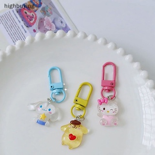 SANRIO [highbuying] พวงกุญแจ จี้การ์ตูนซานริโอ้น่ารัก แบบบาง อุปกรณ์เสริม สําหรับห้อยกระเป๋า