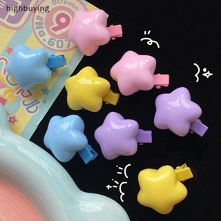 [highbuying] กิ๊บติดผม รูปดาวห้าแฉก น่ารัก สีแคนดี้ เครื่องประดับผม สําหรับผู้หญิง พร้อมส่ง