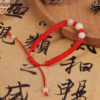 [highbuying] สร้อยข้อมือเชือกถัก แฮนด์เมด ลายราศีปีมังกรจีน ปรับขนาดได้ 2024 พร้อมส่ง