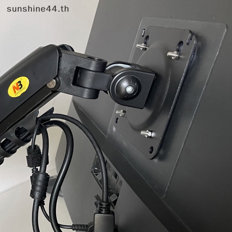 FOURSUN เดสก์ท็อป LED LCD Monitor ผู้ถือแขน Extension VESA อะแดปเตอร์ Fixing จอแสดงผลคงที่ Moung Hole TH