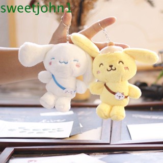 Sweetjohn พวงกุญแจ จี้ตุ๊กตาการ์ตูน Cinnamoroll Girl แฟชั่น สําหรับห้อยกระเป๋าเป้สะพายหลัง