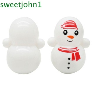 Sweetjohn แก้วน้ําเพนกวิน สโนว์แมน คลายเครียด เสริมการเรียนรู้เด็ก สําหรับตกแต่งภายในรถยนต์