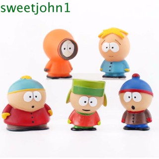 Sweetjohn โมเดลฟิกเกอร์การ์ตูนอนิเมะ The South Park Cartman Southern Park ของเล่นสําหรับเด็ก