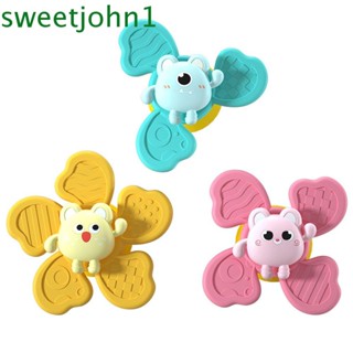 Sweetjohn Fidget Spinners กังหันลม ลายการ์ตูนสัตว์ ดอกไม้ หมุนได้ ของเล่นเสริมพัฒนาการ สําหรับเด็ก