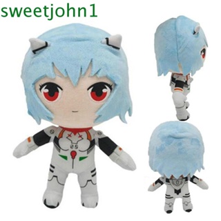 Sweetjohn ตุ๊กตายัดนุ่น รูปการ์ตูน Evangelion Kawaii ของเล่นสําหรับเด็ก