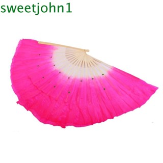 Sweetjohn ผ้าคลุมหน้าท้อง ผ้าเรยอน ลายดอกกุหลาบ แบบครึ่งวงกลม แฟชั่น สําหรับเต้นรํา
