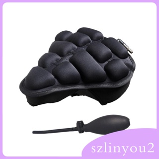 [szlinyou2] อานเบาะที่นั่งจักรยาน แบบนิ่ม หนา กันกระแทก พับได้ 3D สําหรับจักรยานเสือภูเขา