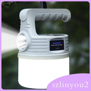 [szlinyou2] โคมไฟ LED แบบพกพา สําหรับตั้งแคมป์ โรงรถ ลานบ้าน แบกเป้