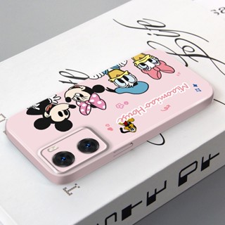 SANRIO เคสโทรศัพท์มือถือ PC แข็ง กันรอยกล้อง ทรงสี่เหลี่ยม ลายซานริโอ้ สีชมพู สไตล์เกาหลี สําหรับ Oppo A57 2022 4G A77s A77 A17 F11 A9 A5 A11 A55 A56 A92S Reno4 Z A93