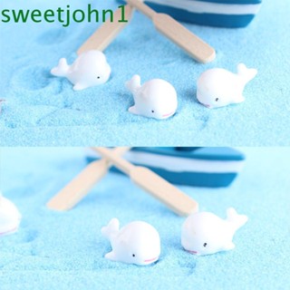 Sweetjohn เครื่องประดับเรซิ่น รูปทิวทัศน์น่ารัก สร้างสรรค์ สําหรับตกแต่งสวน 10 ชิ้น