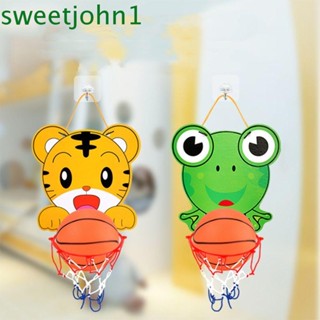 Sweetjohn ชุดห่วงบาสเก็ตบอล|กบ เด็ก สําหรับเด็ก เด็ก กีฬา เล่น ของเล่น บาสเก็ตบอล ตะกร้า เพื่อการศึกษา กีฬา อาบน้ําเด็ก ของเล่นบาสเก็ตบอล