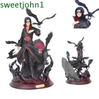 Sweetjohn โมเดลฟิกเกอร์อนิเมะนารูโตะ GK Akatsuki Uchiha Itachi ขนาด 26 ซม. ของเล่นสําหรับเด็ก