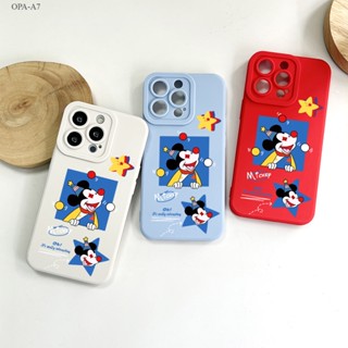 OPPO A7 A5S A12 A9 A5 A31 A3S A12E A53 A33 A15 A15S A16 A16S A93 A76 A36 A96 A57 A77S 2020 2022 Cartoon Mouse เคส