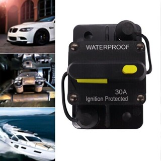 Waterproof Car Circuit Breaker Fuse Reset 30-300 Amp 12V-48V DC Car Boat Auto