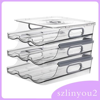 [szlinyou2] อุปกรณ์ที่วางไข่ม้วนอัตโนมัติ ใช้ซ้ําได้ สําหรับตู้เย็น