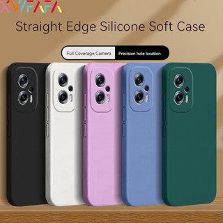 เคสโทรศัพท์ซิลิโคน TPU แบบนิ่ม ขอบตรง สําหรับ Redmi Note 12 Pro+ Note 12 Turbo 12S 5G 4G