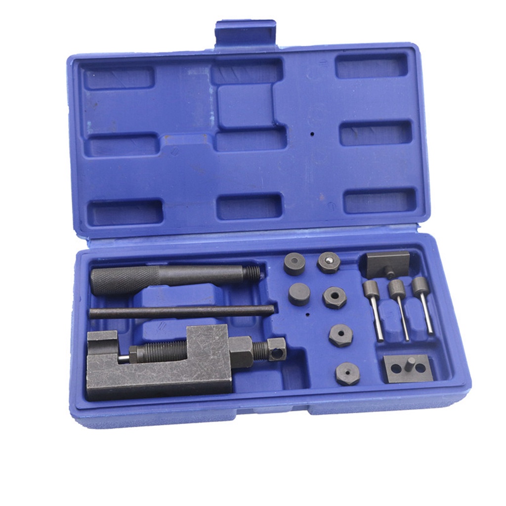 LZB2 รถจักรยานยนต์ Chain Breaker ดับสนิมเหล็กคาร์บอนความแข็งสูง Tool Kit สำหรับรถจักรยานยนต์