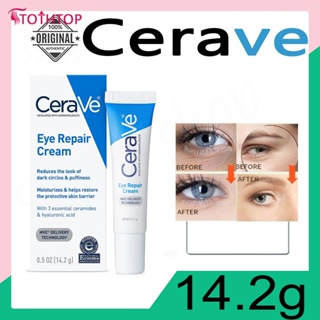 Cerave Eye Cream Repair Skin Barrier สำหรับความหมองคล้ำใต้ตา Puffiness Moisturizing Whitening Anti-fine Lines Eye Care [TOP]