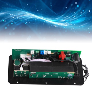 Newyork251 10in Bluetooth Stereo Subwoofer Amplifier Board Dual Microphone Input 220V for Home Theater DIY Speakers