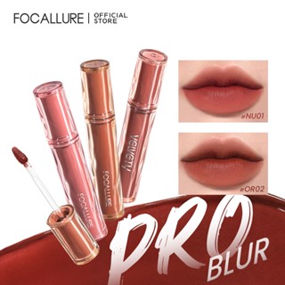 Focallure ลิปสติก ลิปกลอส เนื้อแมตต์ กํามะหยี่ ให้ความชุ่มชื้น กันน้ํา