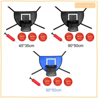 [Tachiuwa] ห่วงบาสเก็ตบอล น้ําหนักเบา ประกอบง่าย สําหรับแทรมโพลีน สวน