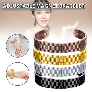 New 1pc Men Copper Magnetic Therapy Bracelet Lymphatic Drainage Therapeutic