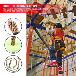 GARDEN LIVE Children Swing Disc Climbing Rope Kids Playground Equipment Toys
