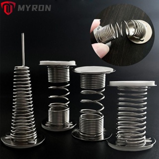 Myron ฐานสปริงหัวตุ๊กตา 2.5 ซม. DIY อุปกรณ์เสริม สําหรับบ้านตุ๊กตา 10 ชิ้น