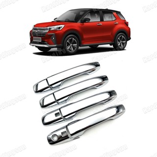 ฝาครอบมือจับประตูรถยนต์ โครเมี่ยม สําหรับ Perodua Ativa Toyota RAIZE Daihatsu ROCKY 8 ชิ้น