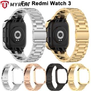 Myron สายนาฬิกาข้อมือ สเตนเลส สําหรับ Redmi Watch 3