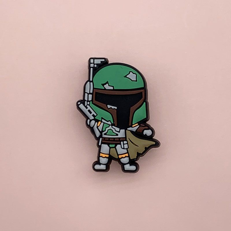 Crocs jibbitz หัวเข็มขัดรองเท้ารูการ์ตูนน่ารัก Crocs charms Star Wars series รองเท้าแตะหัวเข็มขัดตกแต่งแฟชั่นรูเกาหลีรองเท้าดอกไม้