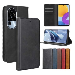 เคส กระเป๋าหนัง ตั้งได้ เคสฝาพับ แบบแม่เหล็กเปิดปิด พร้อมช่องใส่บ REALME - 5 5i 6i 9i C3 8 C11 C12 C15 C21 C21Y C25 C25Y