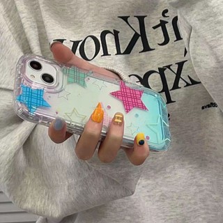 เคสโทรศัพท์มือถือแบบใส กันกระแทก ลายเสือดาว หลากสี สําหรับ iphone 13 14promax ip11 8plus