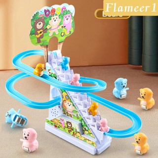 [flameer1] ของเล่นรางสไลด์ พร้อมไฟ สําหรับเด็กผู้ชาย