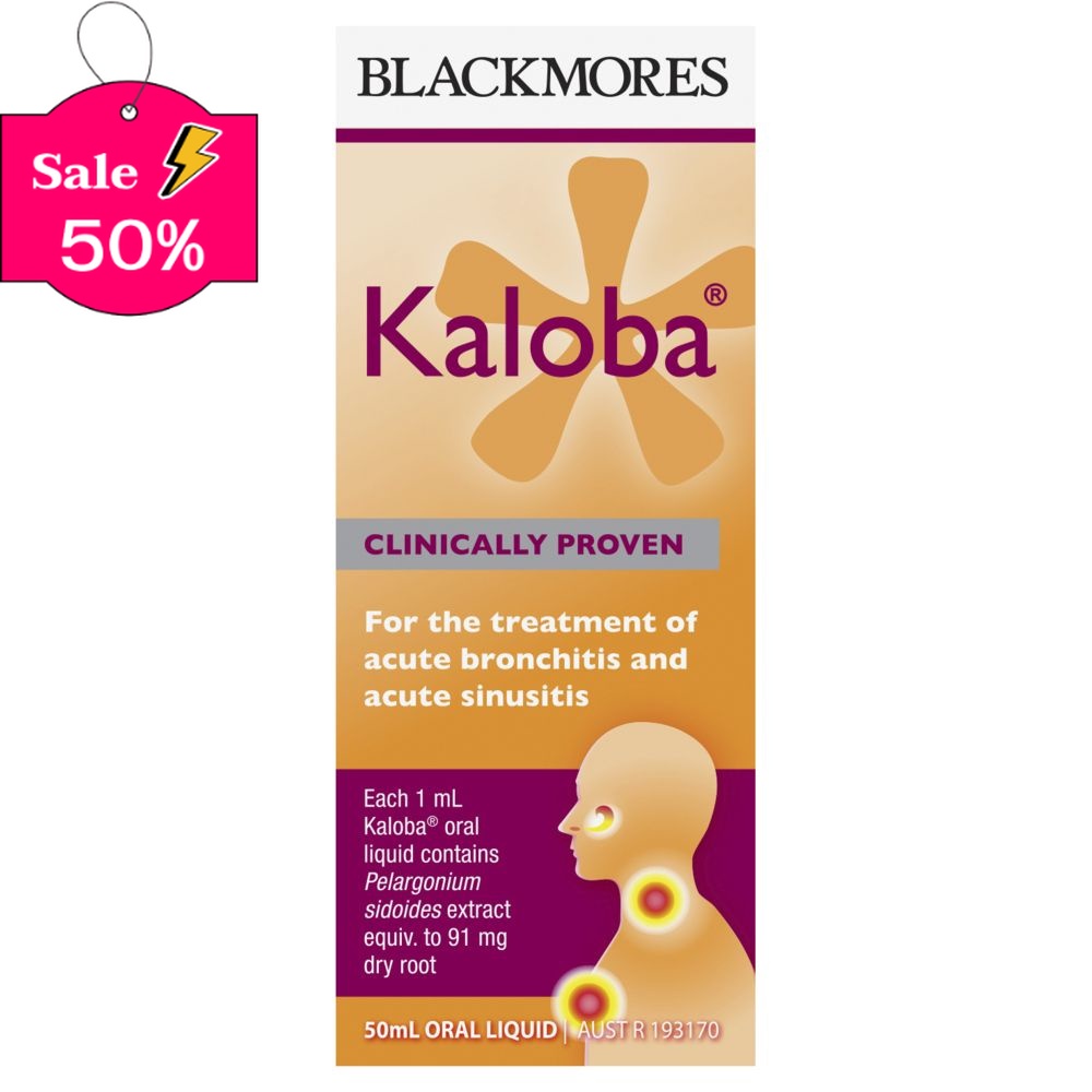 Blackmores Kaloba 50ml หลอดลมอักเสบ วิตามินสำหรับเด็ก/อาหารเสริมเด็ก/บำรุงสมอง/อาหารเสริม/อาหารสำหรั