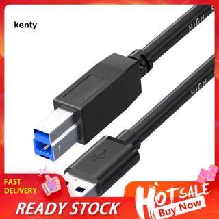 Kt* สายเครื่องสแกนเนอร์ USB 30 A เป็น B แบบพกพา สําหรับคอมพิวเตอร์