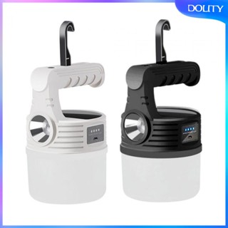 [dolity] โคมไฟฉุกเฉิน LED แบบพกพา ปรับได้ สําหรับตั้งแคมป์ เดินป่า