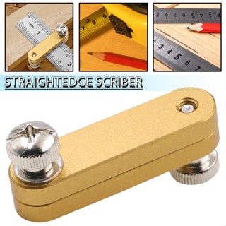 New Aluminum Alloy Stop Block Adjustable Scriber Line Marking Gauge Woodworking