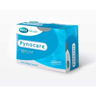 MEGA We care เมก้าวีแคร์ PYNOCARE WHITE (20 s ) ไพโนแคร์ ไวท์ ผลิตภัณฑ์เสริมอาหาร 20 เม็ด