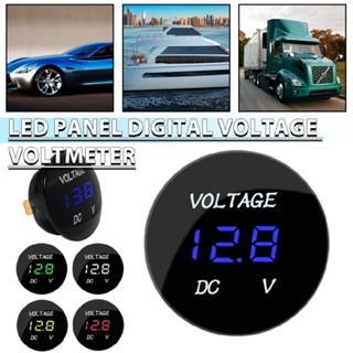 New 12-24V LED Panel Digital Voltage Volt Meter Display Voltmeter Motorcycle Car