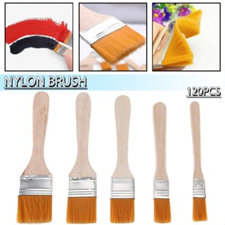 New 120pcs Painter Brush Set Flat Paint Brush Corner Brush Barbecue Brush