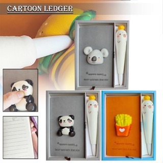 Cute Panda/French Fries/Koala Decompression Notebook Set Stress Relief Notebook