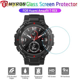 Myron ฟิล์มกระจกนิรภัย กันรอยนิ้วมือ กันระเบิด สําหรับ Huami Amazfit T-Rex