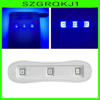 [szgrqkj1] โคมไฟเรซิ่น LED อเนกประสงค์ แบบพกพา สําหรับซ่อมแซมกระจกแตก