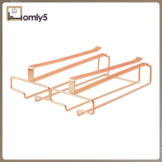 [Homyl5] ที่แขวนแว่นตา แบบเหล็ก 2 แถว สําหรับคาเฟ่ บาร์