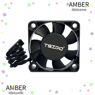 Amber พัดลมระบายความร้อน ESC 16000RPM ความเร็วสูง สําหรับอัพเกรดรถบังคับ H obbywing T raxxas ARRMA 1/7 1/8 1/10 2 ชิ้น